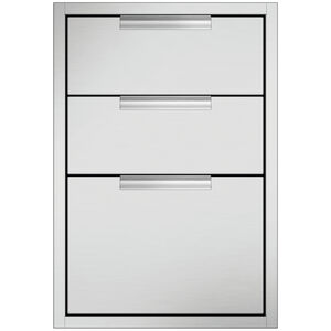 DCS Outdoor 20 in. Triple Tower Drawers - Stainless Steel, , hires