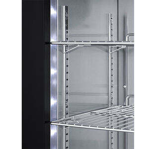 Summit 24 in. Built-In/Freestanding 3.2 cu. ft. Compact Beverage Center with Adjustable Shelves & Digital Control - Stainless Steel, , hires