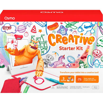 Osmo - Creative Starter Kit for iPad - Drawing & Problem Solving STEM - Ages 5-10 | 901-00012