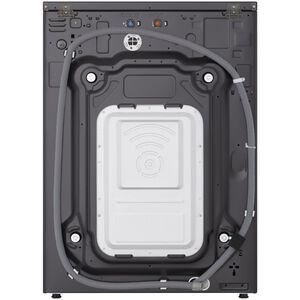 LG 29 in. 5.8 cu. ft. Smart Stackable Front Load Washer with Built-In Intelligence, TurboWash 360, EZ Dispense, Sanitize & Steam Cycle - Brushed Black Steel, , hires