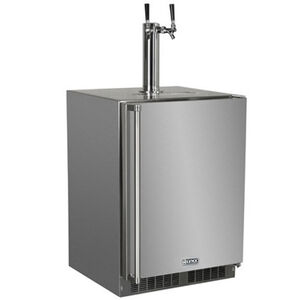 Lynx 24 in. Built-In/Freestanding 5.7 cu. ft. Compact Beverage Center with Adjustable Shelves & Digital Control - Stainless Steel, , hires