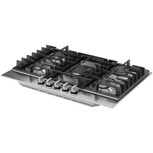 Bosch 300 Series 30 in. 5-Burner Natural Gas Cooktop with Simmer Burner & Power Burner - Stainless Steel, , hires