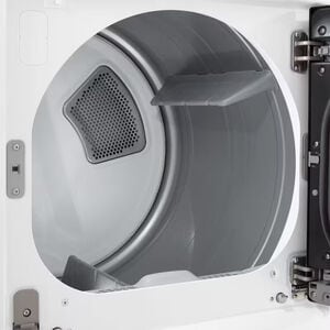 LG 27 in. 7.3 cu. ft. Smart Electric Dryer with EasyLoad Door & AI Sensor Dry - Alpine White, Alpine White, hires