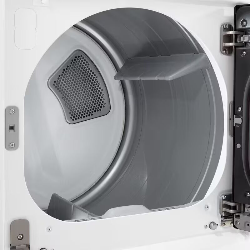 LG 27 in. 7.3 cu. ft. Smart Electric Dryer with EasyLoad Door & AI Sensor Dry - Alpine White, Alpine White, hires