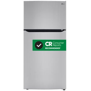LG 33 in. 23.8 cu. ft. Top Freezer Refrigerator with Internal Water Dispenser - Stainless Steel, , hires