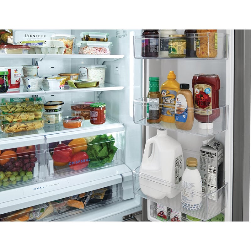 Frigidaire 36 in. 27.8 cu. ft. French Door Refrigerator with Ice & Water Dispenser - Stainless Steel, Stainless Steel, hires