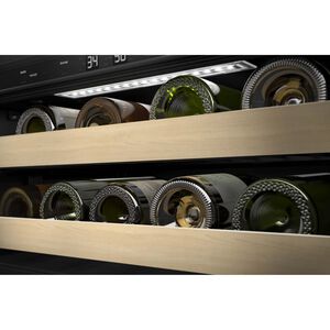 KitchenAid 24 in. 4.8 cu. ft. Built-In Beverage Center with Pull-Out Shelves & Digital Control - Stainless Steel, Stainless Steel, hires