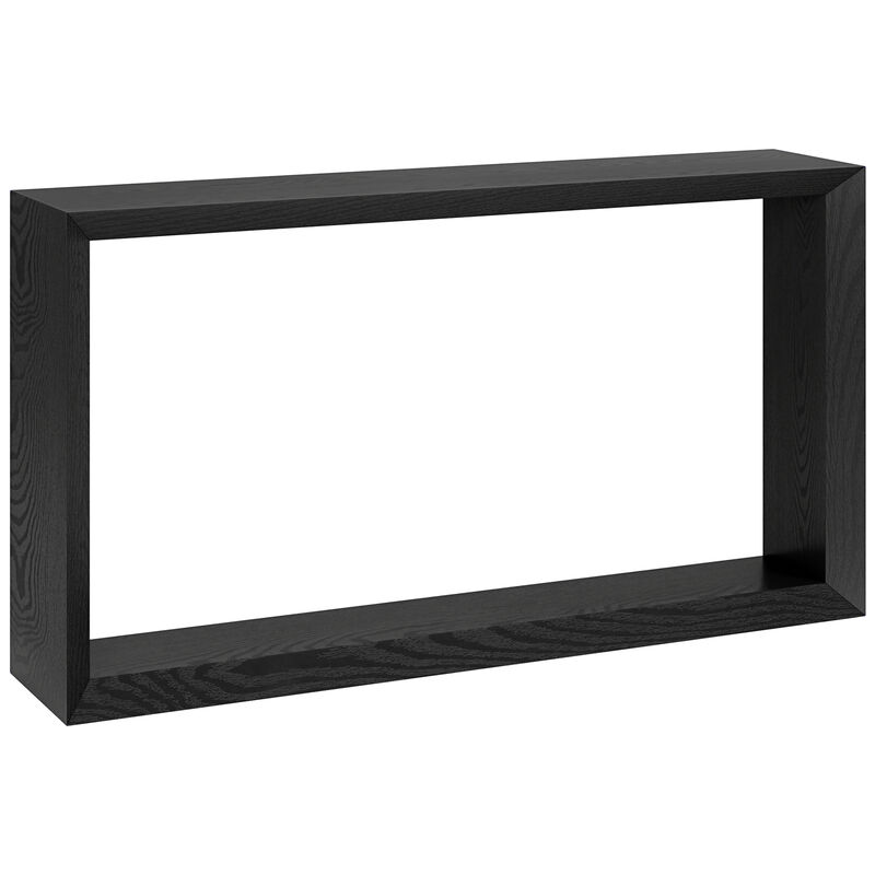 Hudson & Canal Osmond 55" Wide Rectangular Console Table - Black Grain, , hires