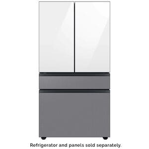 Samsung BESPOKE 4-Door French Door Top Panel for Refrigerators - White Glass, , hires