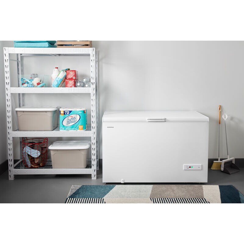 Amana 55 in. 16.0 cu. ft. Garage-Ready Chest Freezer - White, , hires