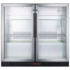 Summit Commercial 36 in. 7.4 cu. ft. Beverage Center with Adjustable Shelves & Digital Control - Stainless Steel, , hires