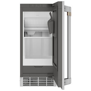 Cafe Undercounter Ice Maker Panel & Handle Kit - Brushed Stainless Steel, , hires