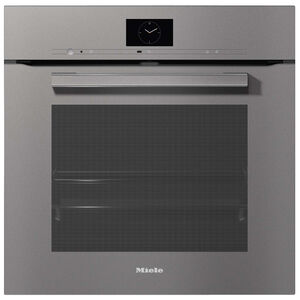 Miele VitroLine Series 24 in. 2.9 cu. ft. Electric Smart Wall Oven with Standard Convection & Self Clean - Graphite Gray, , hires