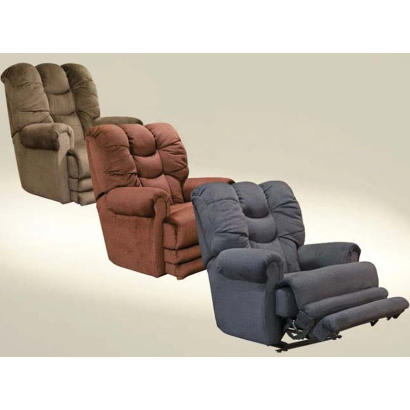 Catnapper Malone 4257 Power Lay Flat Recliner with Extended Ottoman - Merlot, , hires
