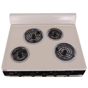 Premier 30 in. 3.9 cu. ft. Electric Range with Coil Burners - Bisque, Bisque, hires