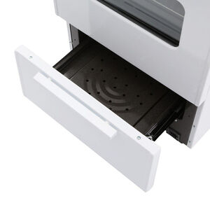 Premier 24 in. 2.9 cu. ft. Gas Range with 4 Sealed Burners - White, , hires