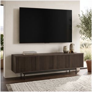 Preston & Cole Everett 70" Wide TV Stand for TVs up to 75" - Alder Brown, , hires