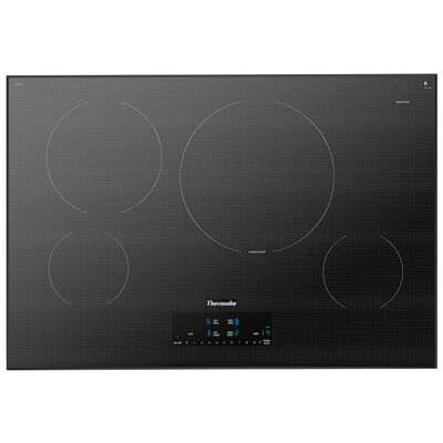 Thermador Masterpiece Series 31 in. Induction Cooktop with 4 Smoothtop Burners - Silver | CIT304YM