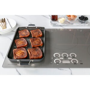 Monogram 36 in. 5-Burner Smart Induction Cooktop with Power Burner - Silver, , hires