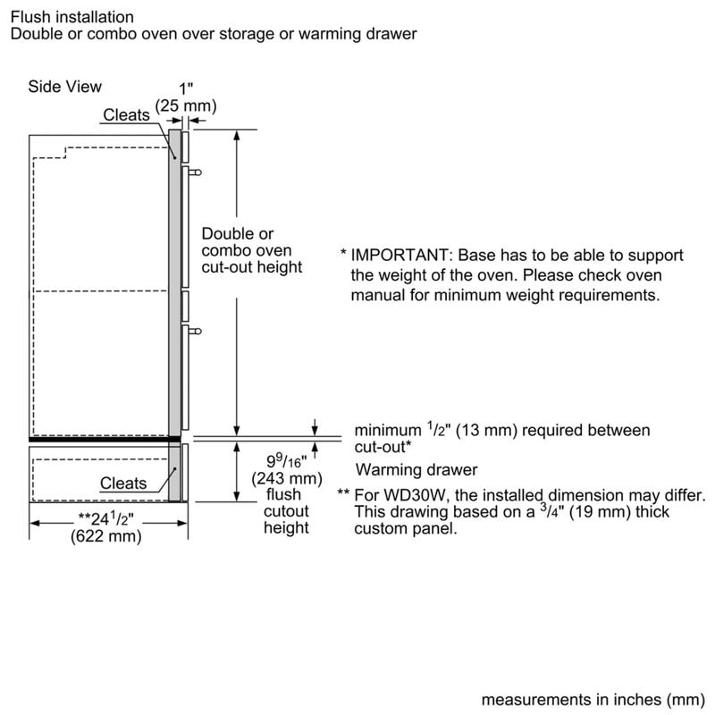 Thermador Masterpiece Series 30 in. 9.2 cu. ft. Smart Top Control Electric Double Wall Oven with True European Convection - Grey, , hires