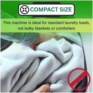 Equator Deluxe 24 in. 4.0 cu. ft. Stackable Electric Dryer with Sensor Dry, Sanitize & Steam Cycle - White, , hires