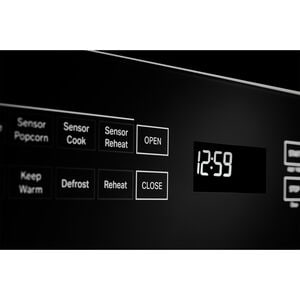 JennAir Noir 24 in. 1.2 cu. ft. 950W Drawer Microwave with Sensor Cooking - Floating Glass Black, , hires