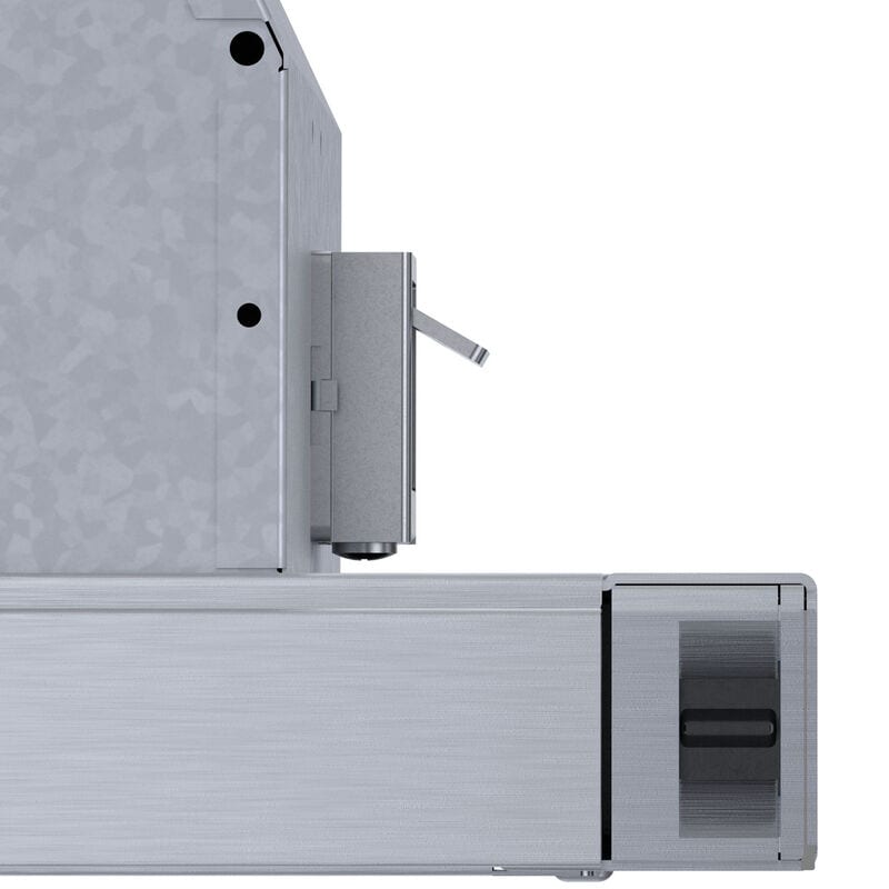 Bosch 500 Series 36 in. Convertible Slide-Out Style Range Hood with 500 CFM, 3 Fan Speeds & 2 Halogen Lights - Stainless Steel, , hires