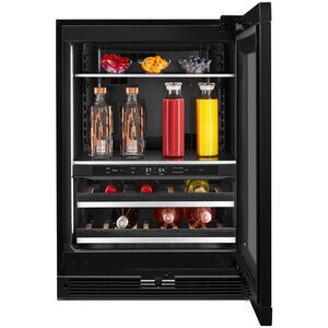 JennAir 24 in. 5.0 cu. ft. Built-In Beverage Center with Fixed Shelves & Digital Control Right Hinged - Custom Panel Ready, , hires