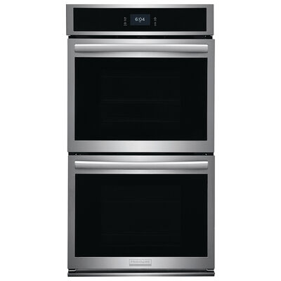 Frigidaire Gallery 27" 7.6 Cu. Ft. Electric Double Wall Oven with with Dual Convection & Self Clean - Stainless Steel | GCWD2767AF