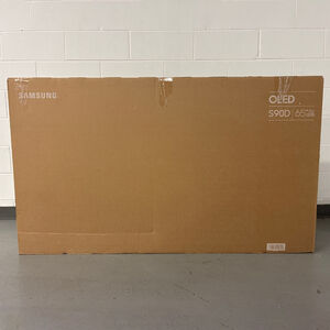 Samsung - 65" Class S90D Series OLED 4K UHD Smart Tizen TV (Open Box Fair Condition), , hires