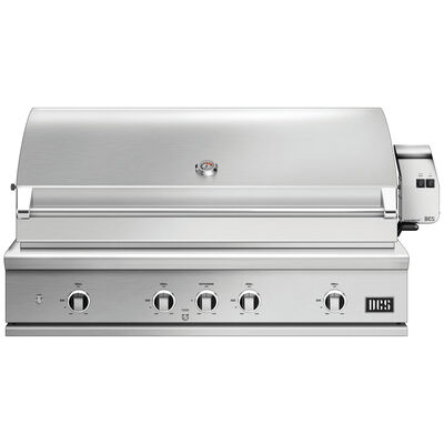 DCS Series 9 48 in. 5-Burner Built-In/Freestanding Natural Gas Grill with Rotisserie, Sear Burner & Smoke Box - Stainless Steel | BE148RCN