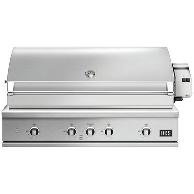 DCS Series 9 48 in. 3-Burner Built-In Natural Gas Grill with Rotisserie, Sear Burner & Smoke Box - Stainless Steel | BE148RCN