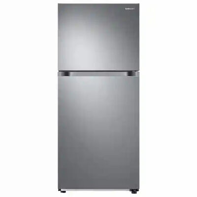 Samsung 29 in. 17.6 cu. ft. Top Freezer Refrigerator with Ice Maker - Stainless Steel | RT18M6215SR