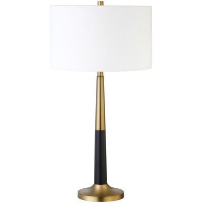 Hudson & Canal Lyon Two-Tone Table Lamp - Brass/Matt Black | TL1256