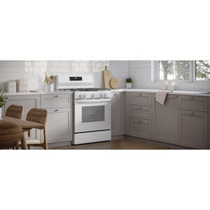 Frigidaire 30 in. 5.1 cu. ft. Gas Range with 5 Sealed Burners - White, , hires