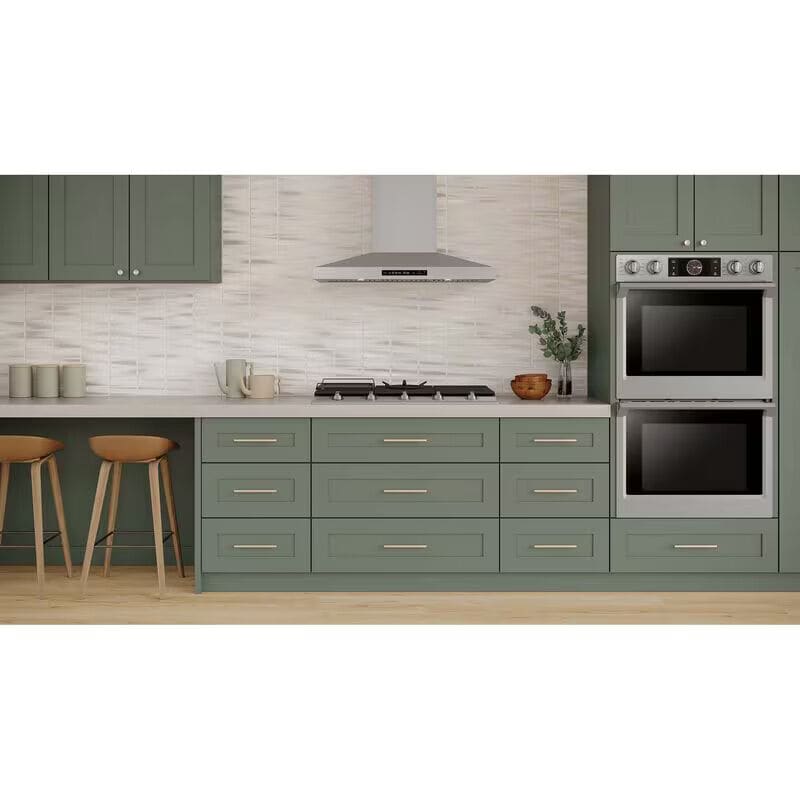 Samsung 36 in. 5-Burner Smart Natural Gas Cooktop with Griddle, Simmer Burner & Power Burner - Stainless Steel, Stainless Steel, hires