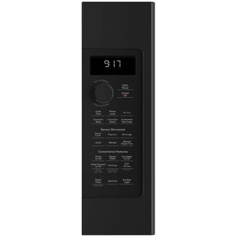 GE Profile 30 in. 1.7 cu. ft. 950W Over-the-Range Microwave with 300 CFM, Convection & Sensor Cooking - Black, Black, hires