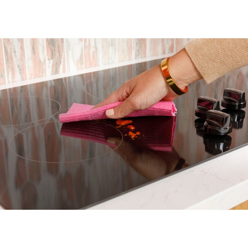 GE 36 in. 5-Burner Electric Cooktop with Simmer Burner & Power Burner - Stainless Steel, , hires