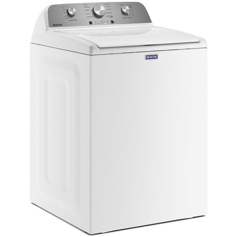 Maytag 27.75 in. 4.5 cu. ft. Top Load Washer with Agitator & Deep Fill Option - White, , hires