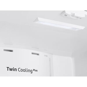 Samsung 33 in. 17.5 cu. ft. Smart Counter Depth French Door Refrigerator with Ice Maker - Stainless Steel Look, Stainless Steel Look, hires