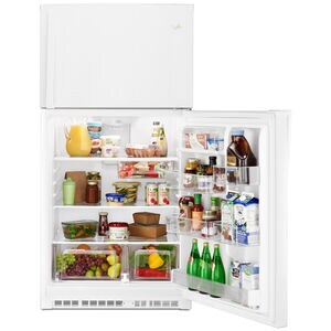 Whirlpool 33 in. 21.3 cu. ft. Top Freezer Refrigerator - White, White, hires