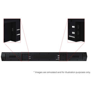 Samsung 5.1 Channel Bluetooth Sound Bar with Wireless Subwoofer - Black, , hires