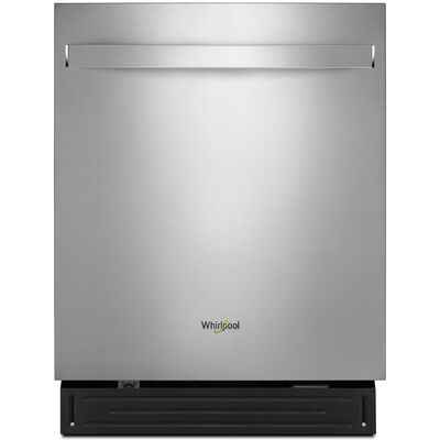 Whirlpool 24 in. Built-In Dishwasher with Top Control, 49 dBA Sound Level, 12 Place Settings, & 6 Wash Cycles - Custom Panel Ready | UDT555SAHP