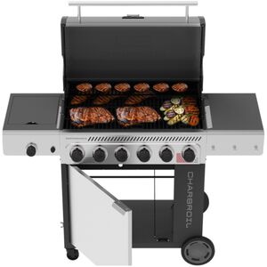 Char-Broil Performance 6-Burners Liquid Propane Gas Grill with Side Burner & Sear Burner - Grey and Stainless Steel, , hires