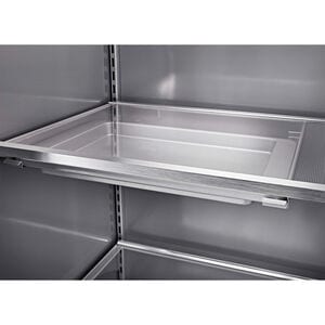 KitchenAid 48 in. 29.4 cu. ft. Built-In Counter Depth Side by Side Refrigerator with Ice & Water Dispenser - Stainless Steel, Stainless Steel, hires