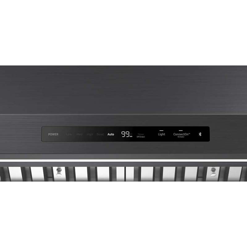 Dacor 48 in. Smart Ducted Canopy Pro Style Style Range Hood with 1200 CFM, 4 Fan Speeds & 1 LED Light - Graphite Stainless, , hires