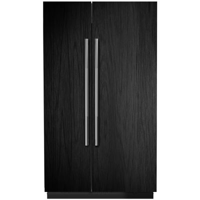 JennAir 48 in. 29.4 cu. ft. Built-In Counter Depth Side by Side Refrigerator with Ice Maker - Custom Panel Ready | JBSFS48NMX