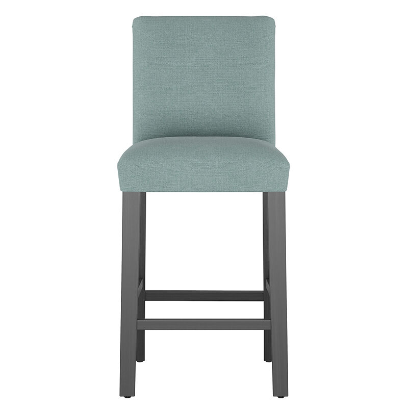 Skyline Furniture 31" Bar Stool in Linen Fabric - Seaglass, Sea Glass, hires