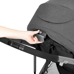 Evenflo Pivot Suite Modular Travel System with LiteMax Infant Car Seat - Devon Gray, Devon Gray, hires