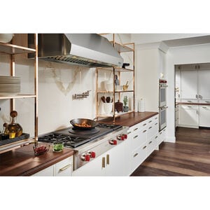 Wolf 48 in. 5-Burner Natural Gas Rangetop with Simmer Burner & Power Burner - Stainless Steel, , hires